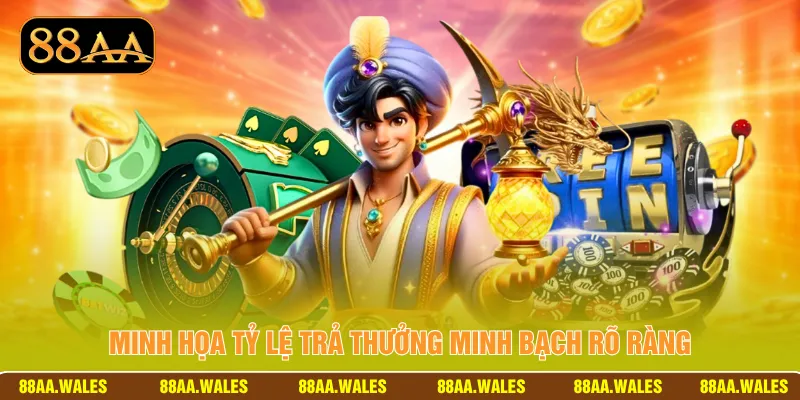 Minh họa tỷ lệ trả thưởng minh bạch rõ ràng